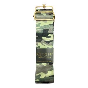 Kedzie Interchangable Bag Strap - Camo w/Gold Hardware